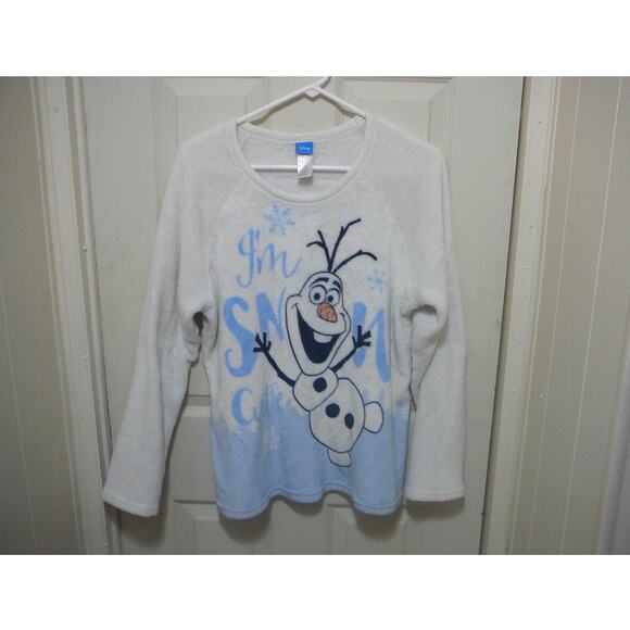 Disney Olaf Girls XL (16-18) "I'm Snow Cute" Fuzzy Sleepwear - Picture 2 of 7